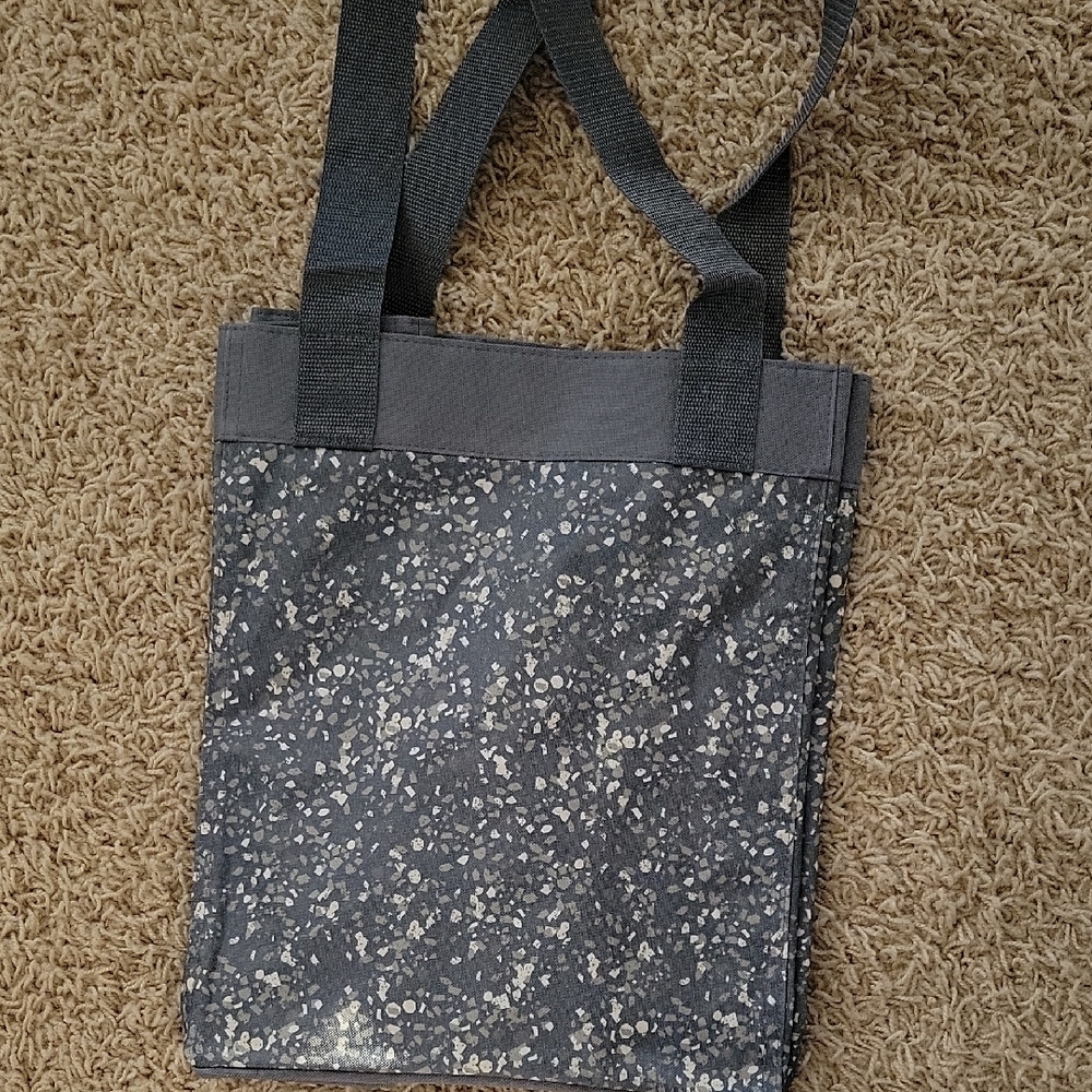 Gray Sparkly Tote Bag